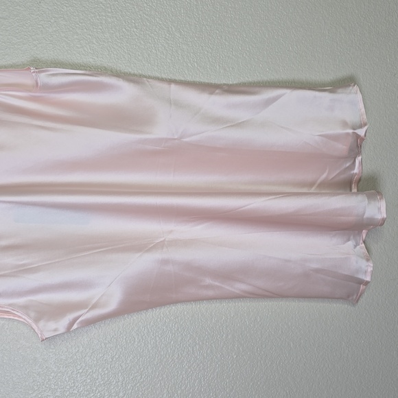 Fishers Finery 100% Pure Mulberry Silk Light Pink Satin Camisole Top Size Large - Picture 5 of 10